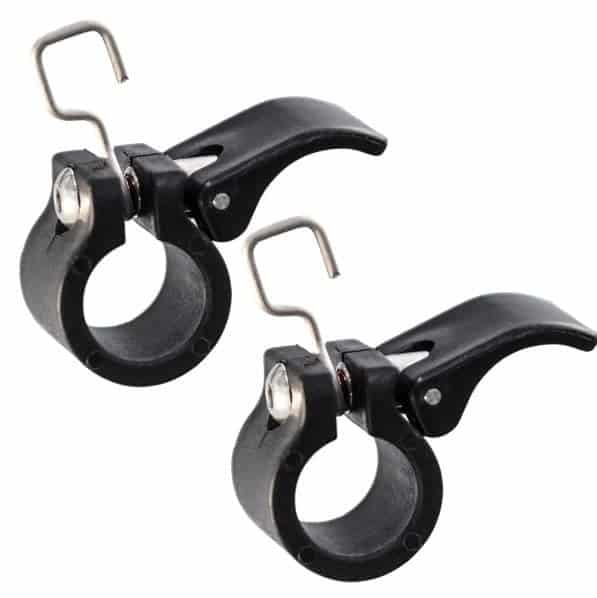 Telescopic rod clamps (pair)