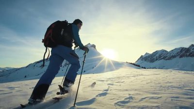 Le Ski-Mojo peut aussi être utilisé en ski de randonnée !